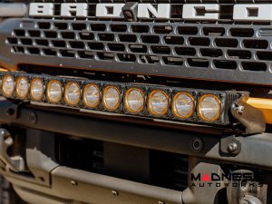 Ford Bronco Light Upgrade - Front Bumper Light Bar Mount - for 30" Flex Era LED Light Bar - Modular Bumper